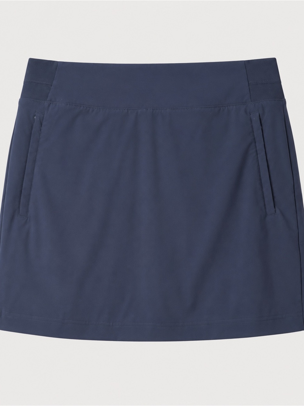 Athleta Navy Ribbed Performance Skort